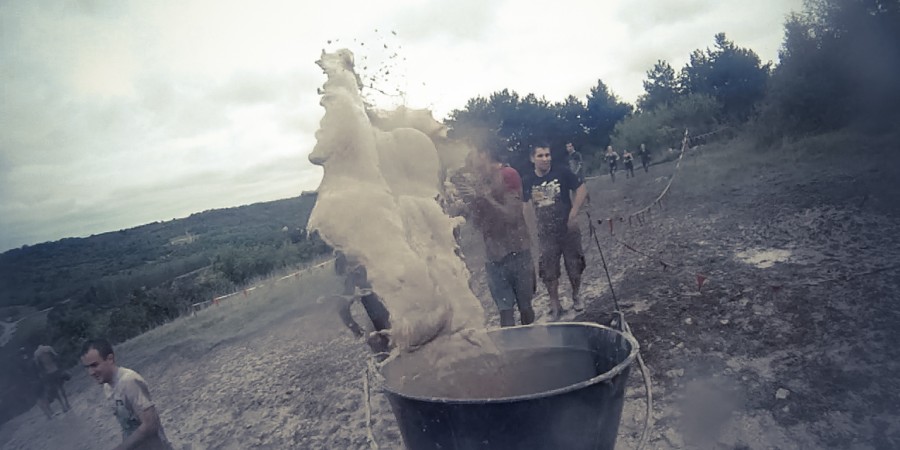 throwing-mud